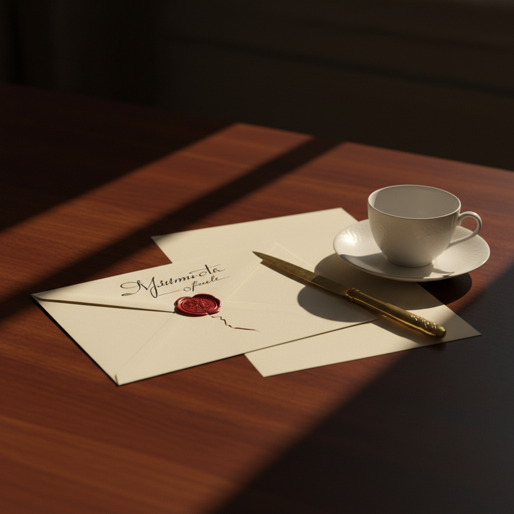 A private correspondence.